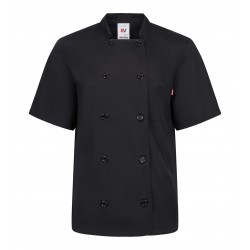 CHAQUETA DE COCINA VELILLA MANGA CORTA