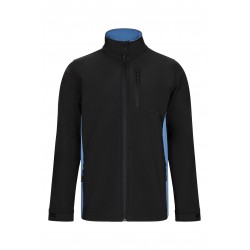 CAZADORA negro celeste VELILLA SOFT SHELL BICOLOR